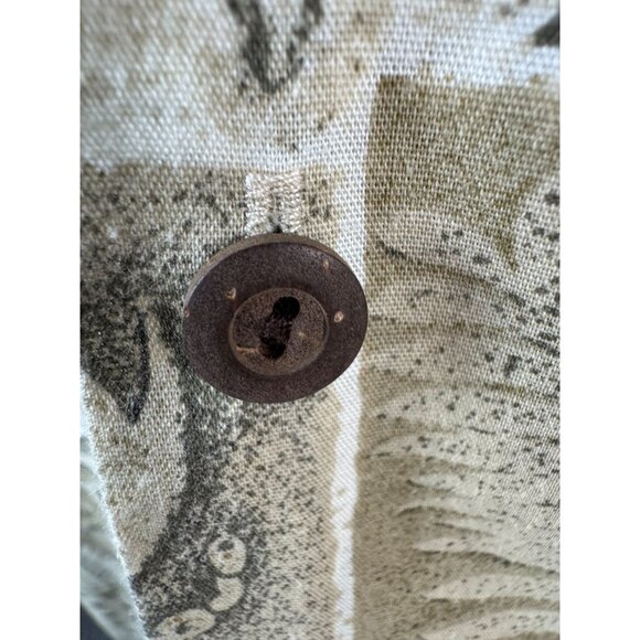 Ho Aloha Made In Hawaii Mens Beige Hawaiian Shirt - Picture 3 of 16